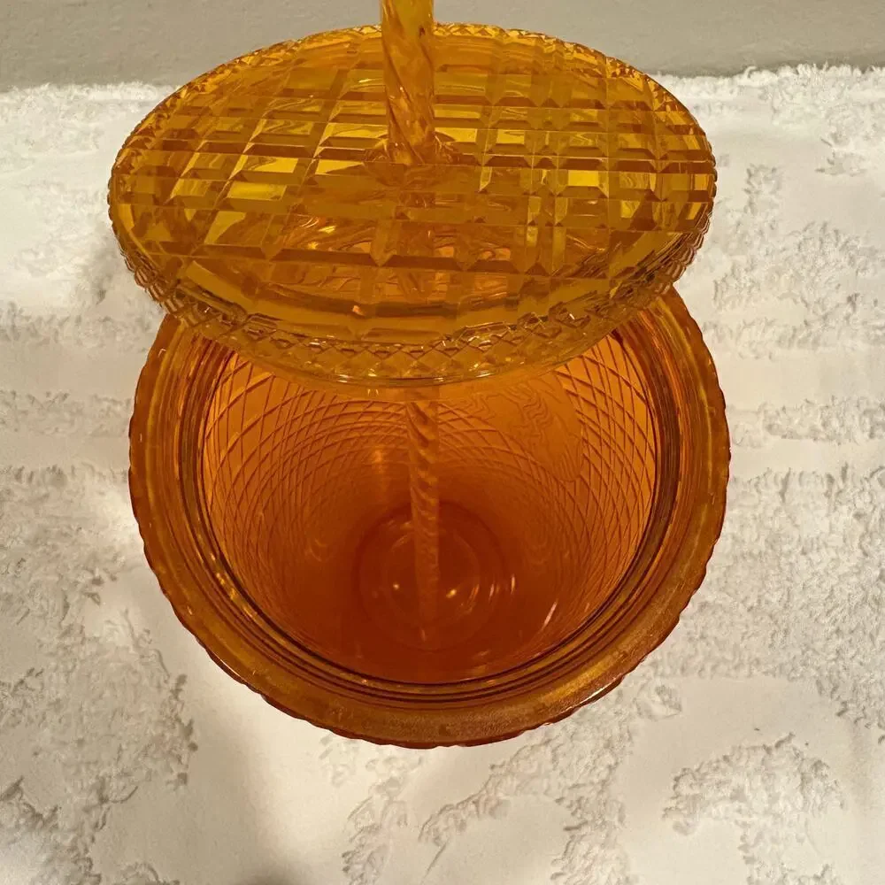 STARBUCKS Siren Logo Tumbler Orange Diamond Grid Venti 24OZ/710ML Collectible
